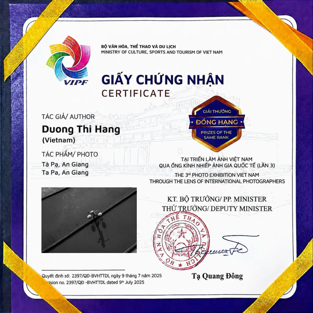 Giấy Chứng Nhận VIPF